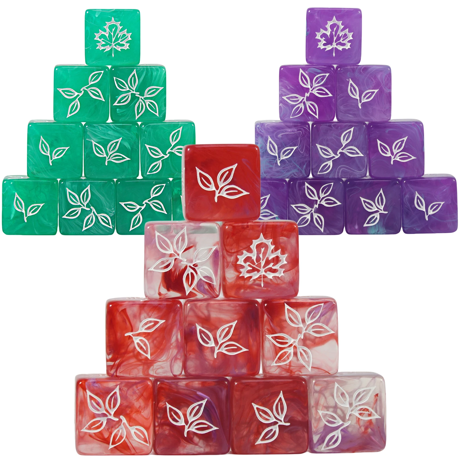 

Interesting 6-sided Dice, 10pcs D6 Board Game Accessories, as Gift and Collection