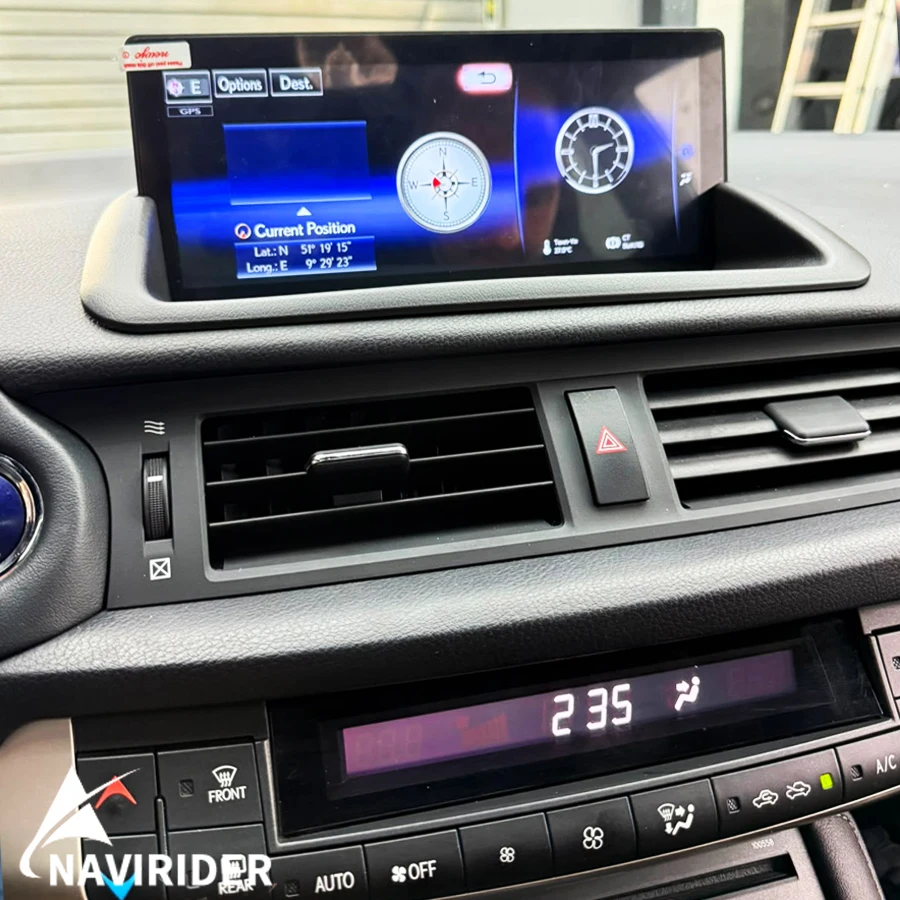 10.25inch LHD RDH Wifi Android 15 Car Radio Built-in 360 For Lexus CT CT200 CT200h 2011-2019 Navi DSP 256GB Carplay AHD Screen