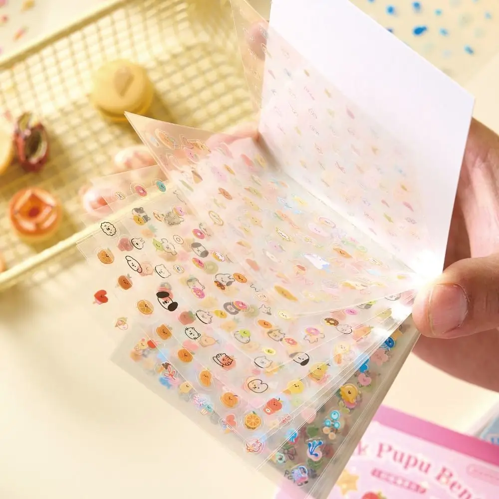 24 vellen/set DIY Nail Sticker Zachte Reliëf Cartoon Cup Stickers Multifunctionele Zelfklevende 3D Manicure Decals