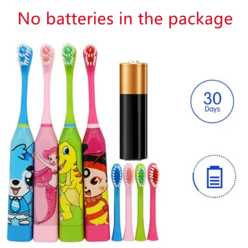 Cute Cartoon Automatic Newborn Baby Electric Toothbrush Smart Vibration Children Electric Toothbrush Unisex Teeth Health Care