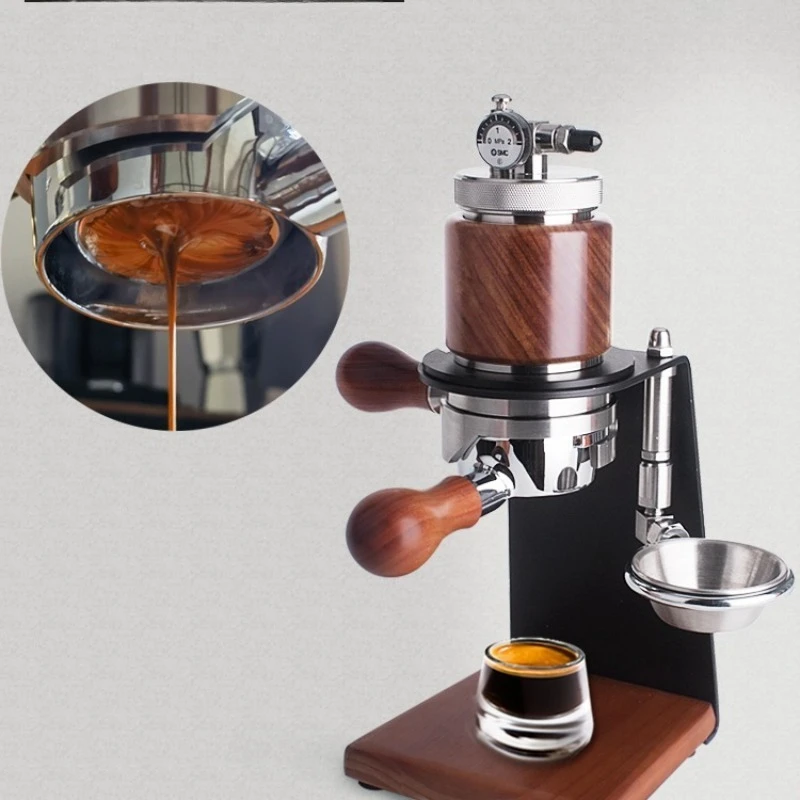 

Italian Pneumatic Stainless Steel Portable Manual Espresso Machine