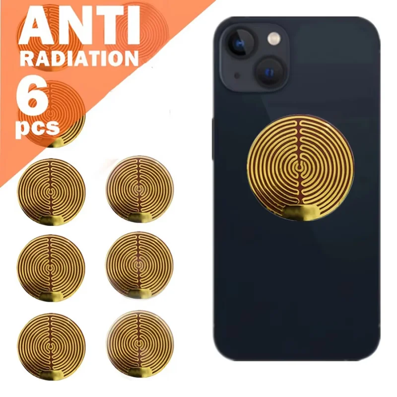 Adesivo de proteção anti-radiação EMF para iPhone Smartphone Samsung Phone Laptop Computador iPad Bluetooth Eletrônico.