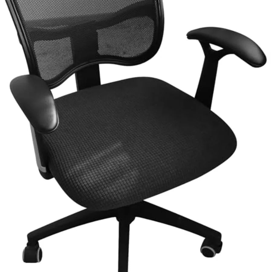 

Black Office Water-Resistant 18inch Stretch Jacquard Computer Cushion Slip 1 Pcs Washable