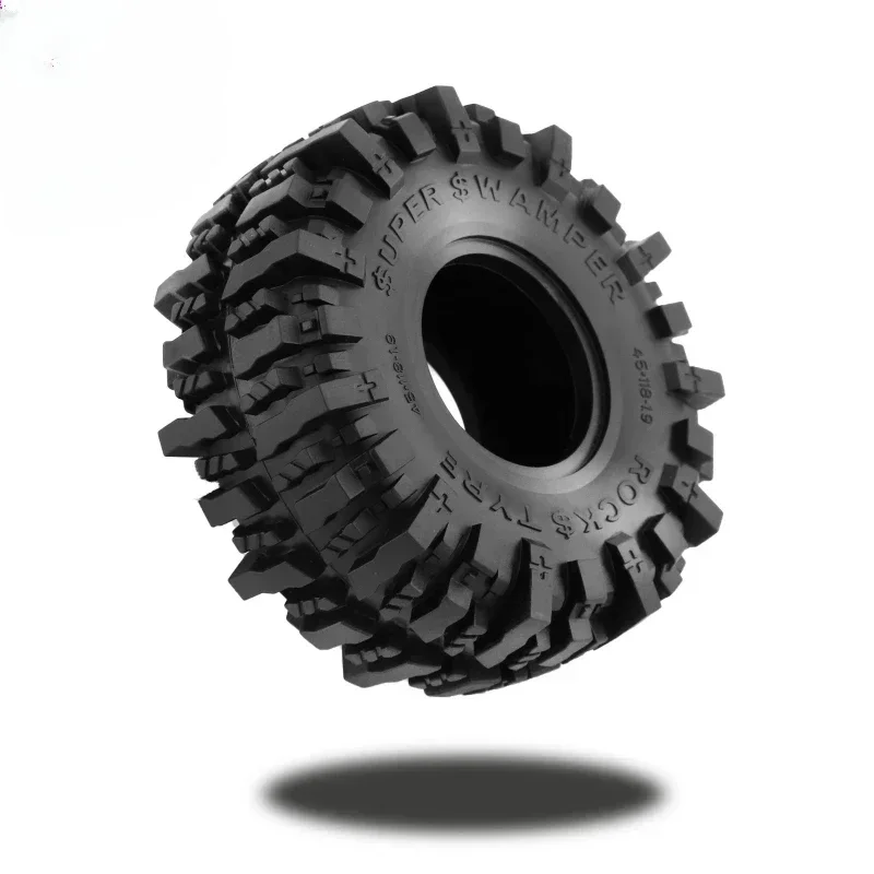 118 MM 1.9 "Rubber Rock Banden Wielbanden voor 1:10 RC Crawler Auto Axiale SCX10 90046 AXI03007 TRX4 Gen8