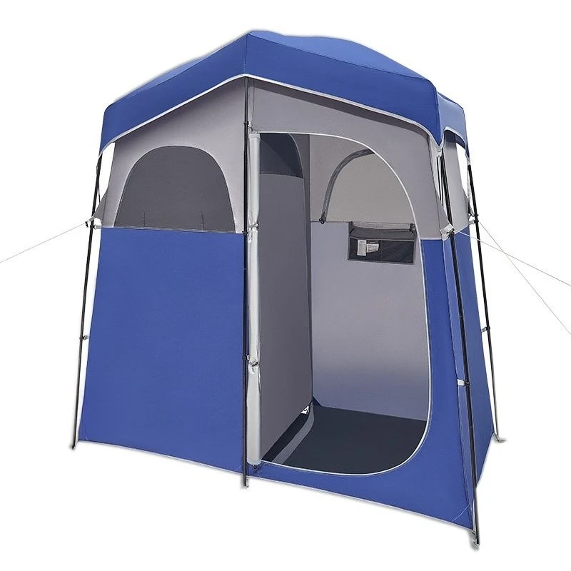 

Bath tent Outdoor portable silver coated breathable opaque changing tent Beach shower tent