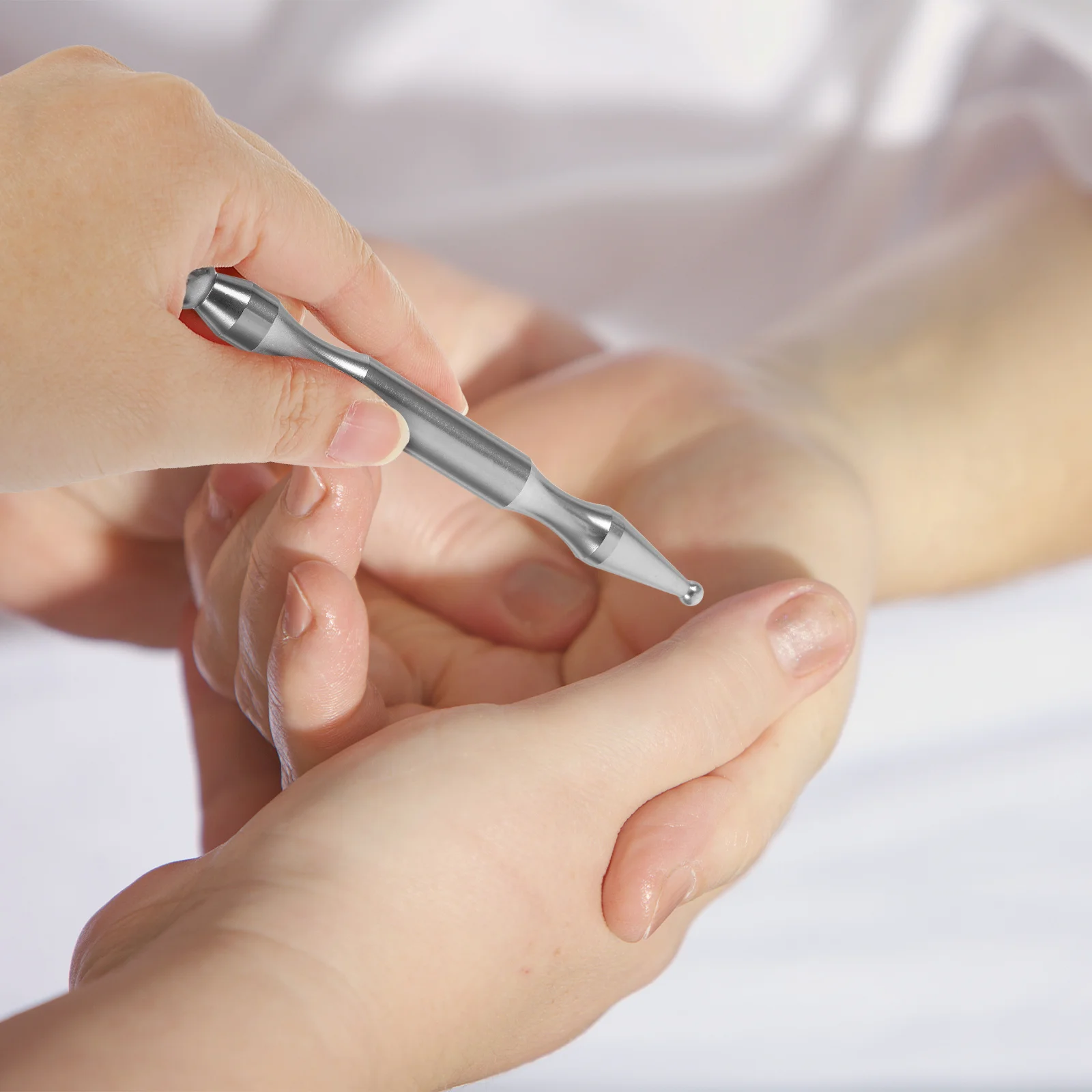 

Stainless Steel Massage Stick Deep Tissue Muscle Relaxation Tool Trigger Point Therapy Portable Facial Massage Tool For