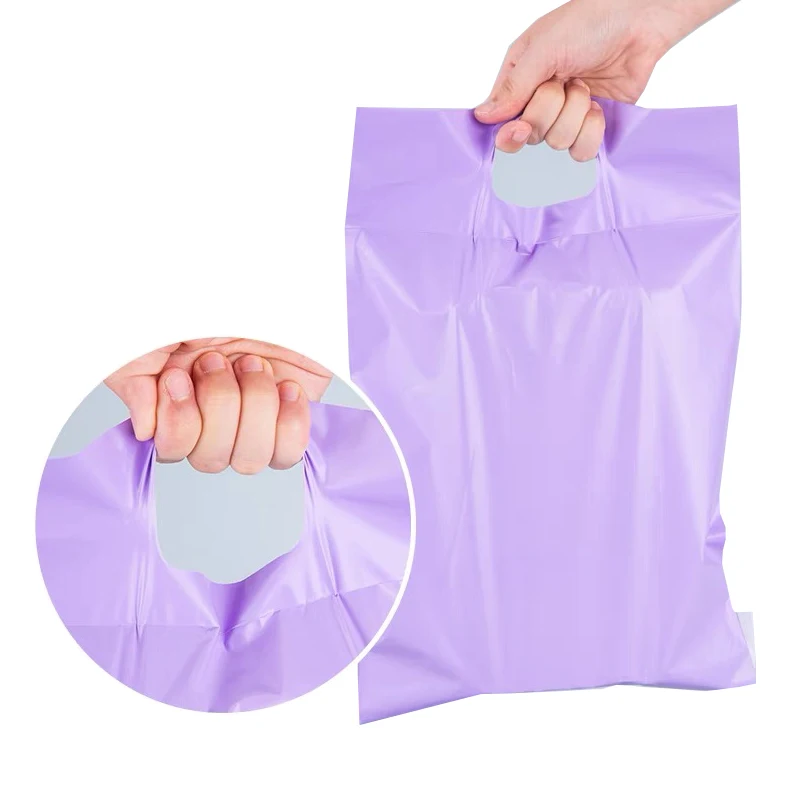 50PCS Purple Portable Courier Storage Bag Packaging Poly Package Plastic Self-Adhesive Mailing Express Bag Envelope Postal Pouch