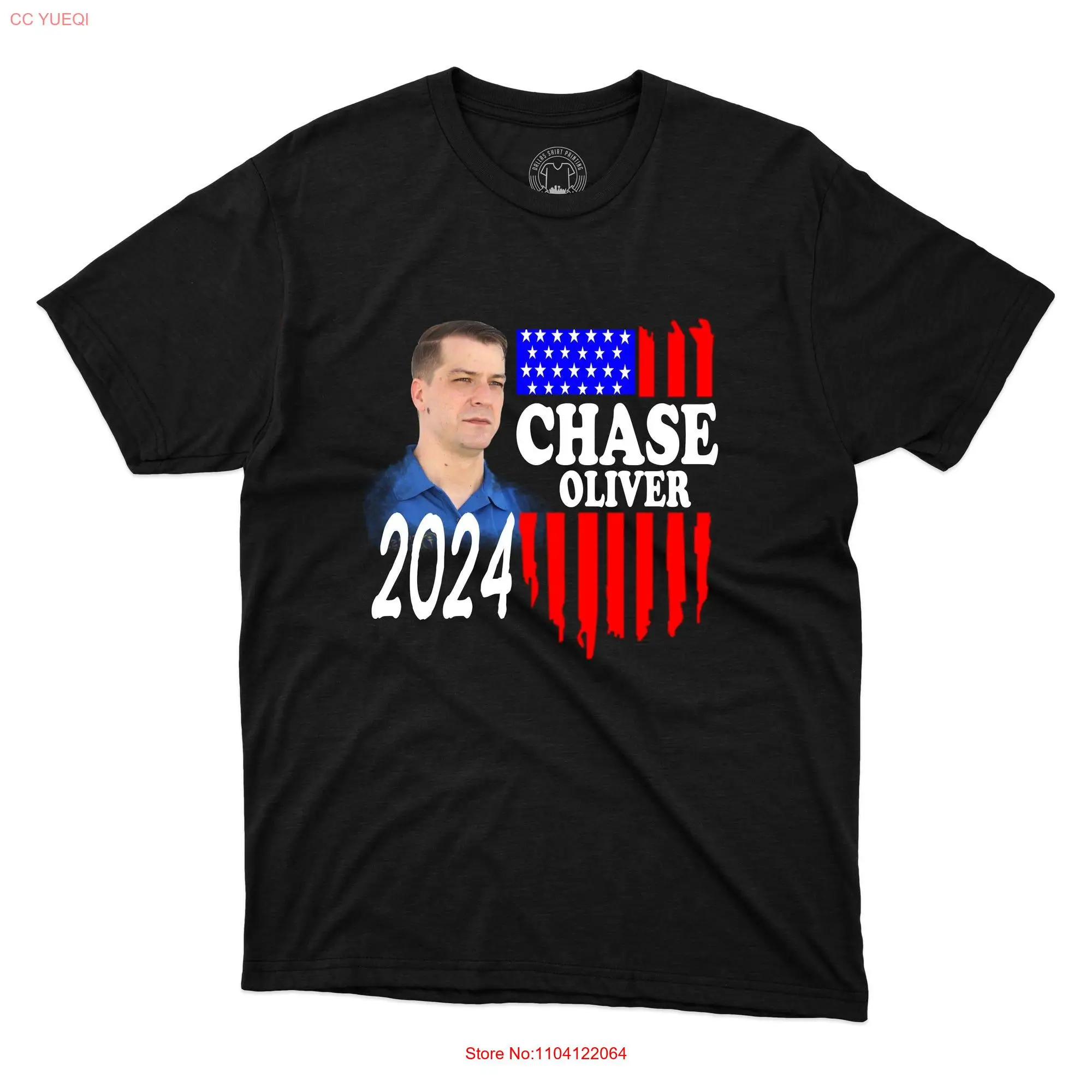 Chase Oliver 2024 T Shirt USA Presidential Election For President GifT Political  long or short sleeves