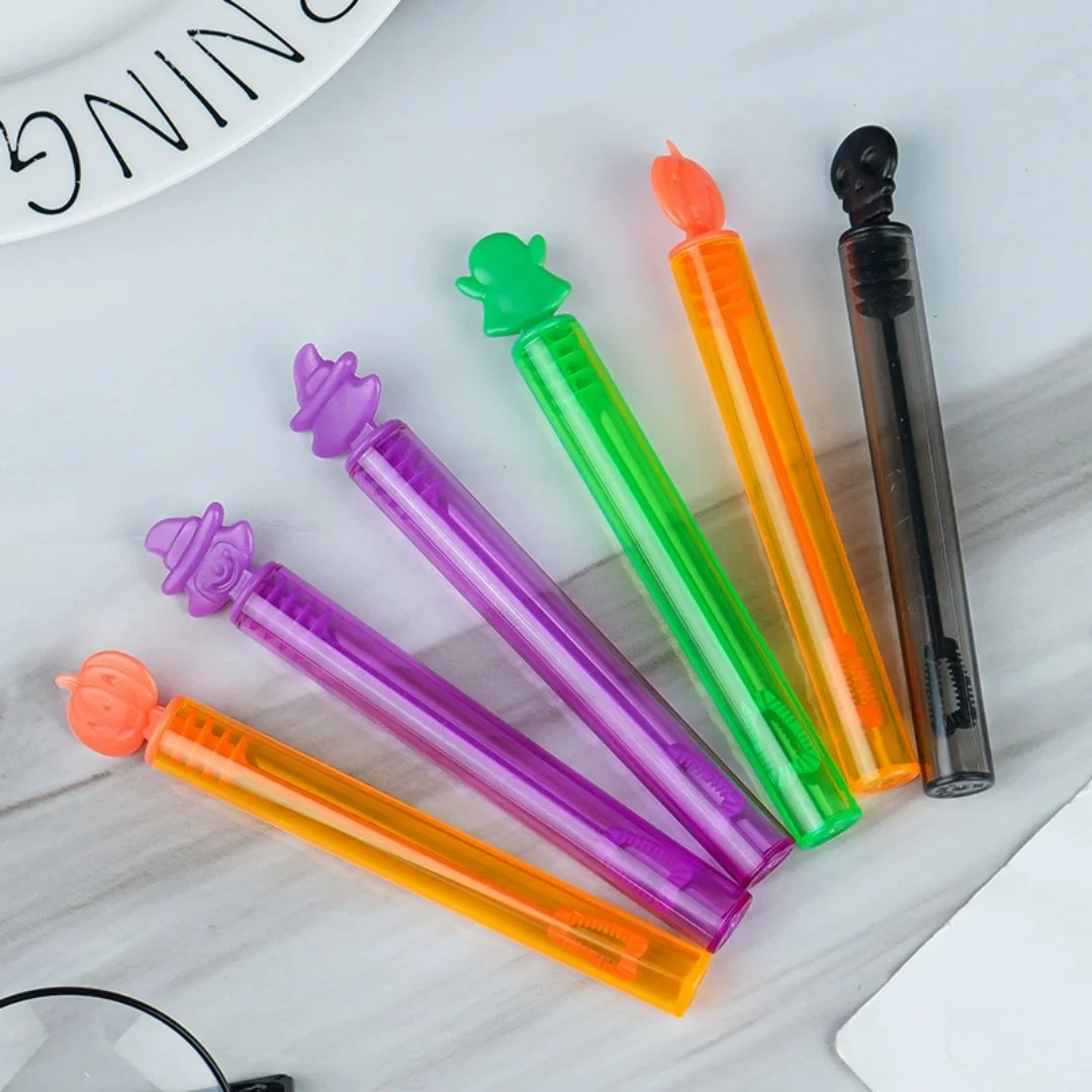12/36Pcs Bunte Blase Seife Flasche Halloween Zauberstab Leere Rohr Kinder Halloween Party Favors Pinata Füllstoff Spielzeug Geschenke für Gäste