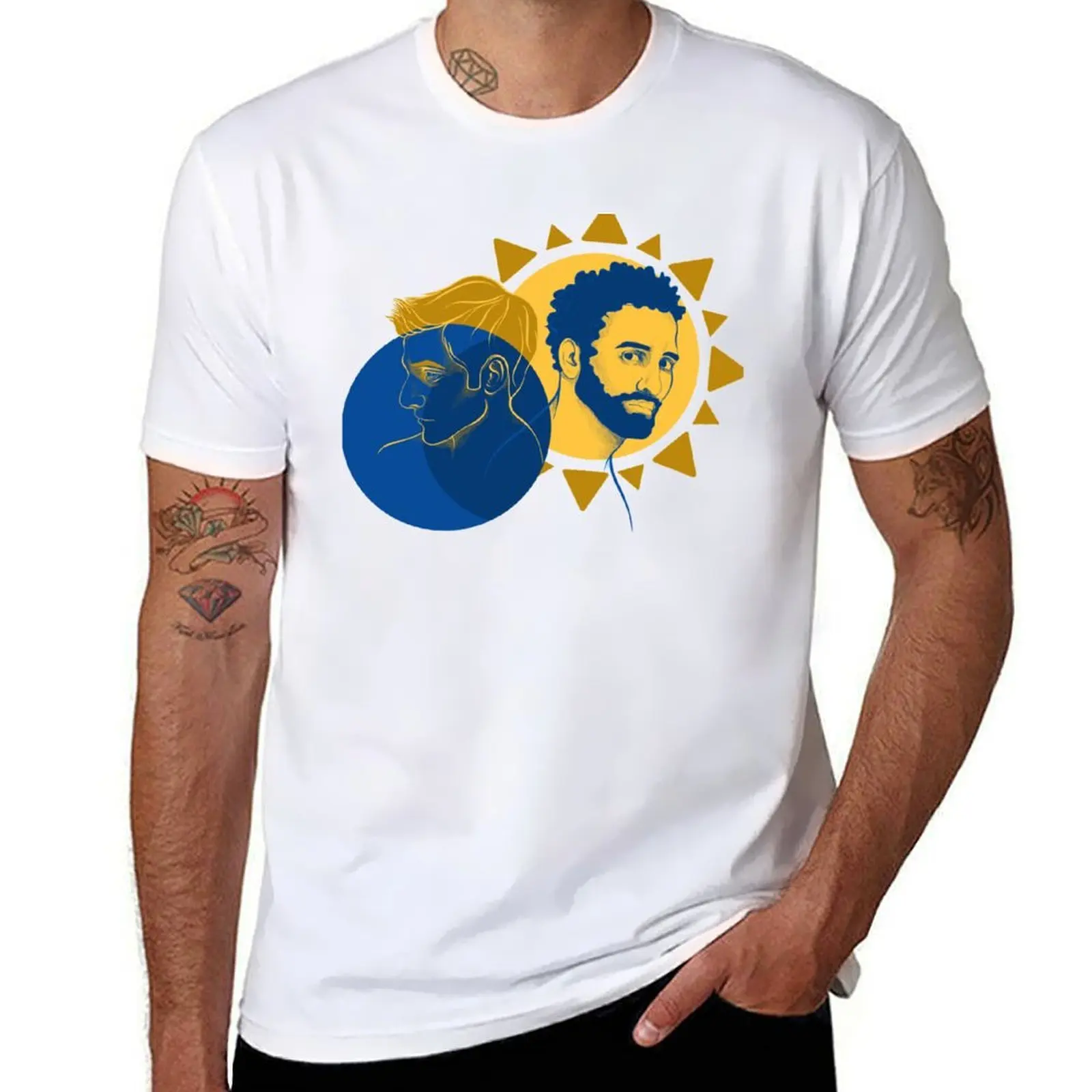 

Sun & Moon T-Shirt cotton t shirt man man tshirt T-Shirt