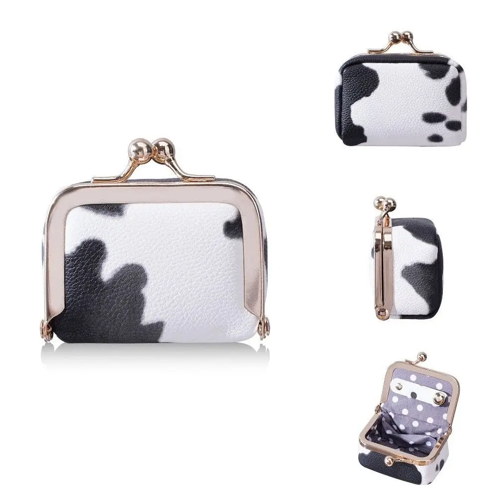 Einfache Geldbörse mit Leopardenmuster und Klickverschluss, quadratisch, aus PU-Leder, Schmucktasche, Mini-Geldbörse, Tasche für kleine Gegenstände, Schlüssel, Lippenstifte – Detail 11