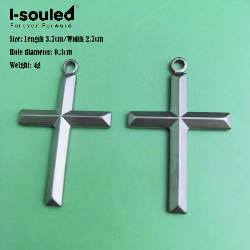 pure-titanium-matte-cut-cross-fashionable-simple-skin-friendly-waterproof-lightweight