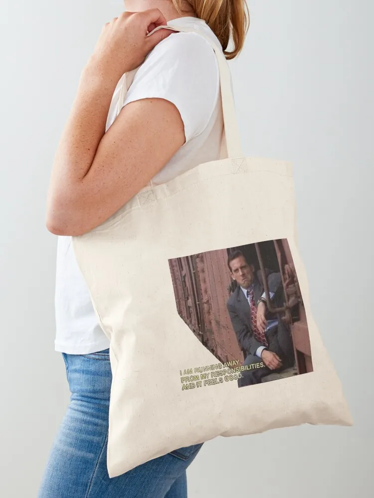 Sto correre lontano dai mis responsabilità e si sente bene Tote Bag Shopper bag Borse da donna