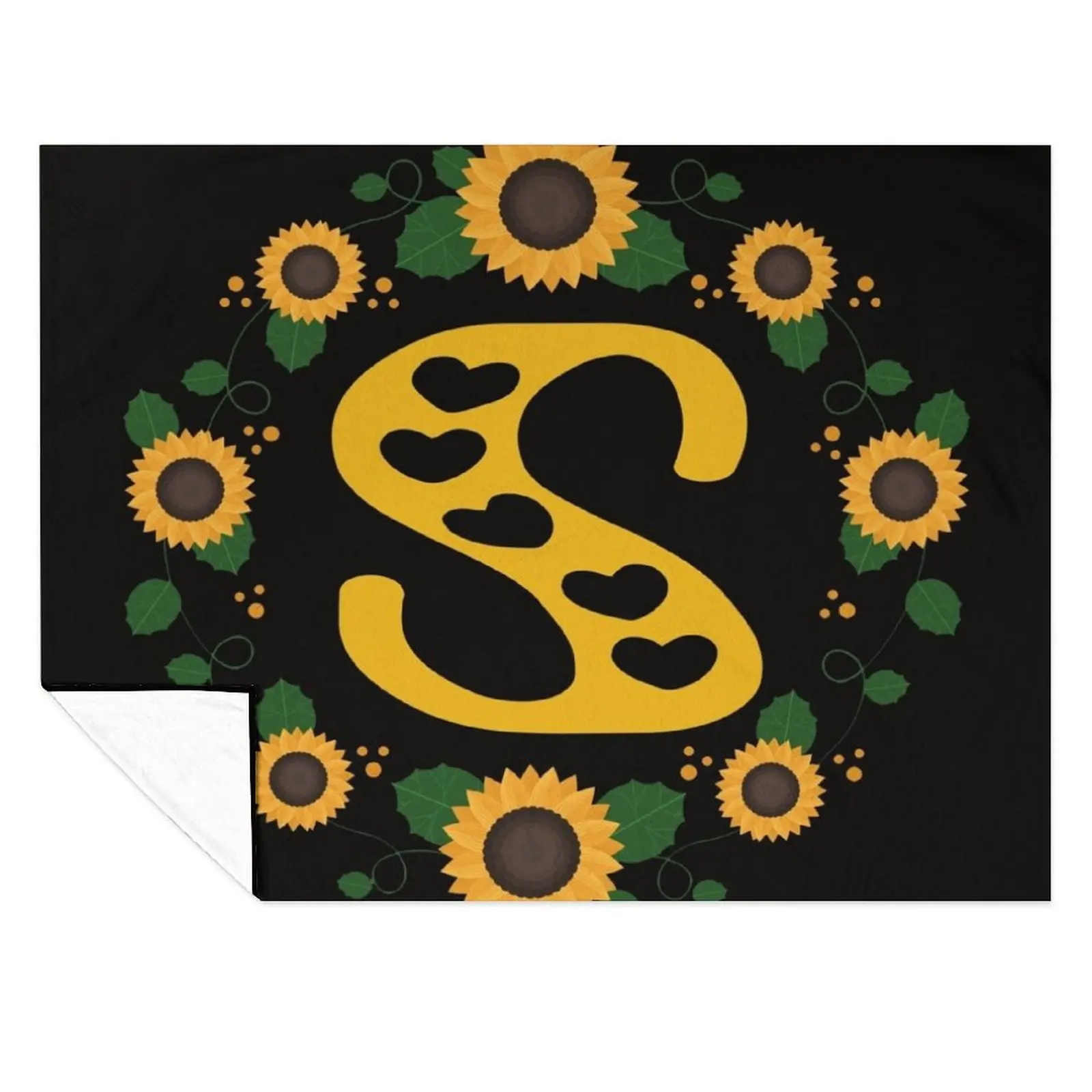 

monogram letter S Throw Blanket Tourist funny gift Hairys Blankets