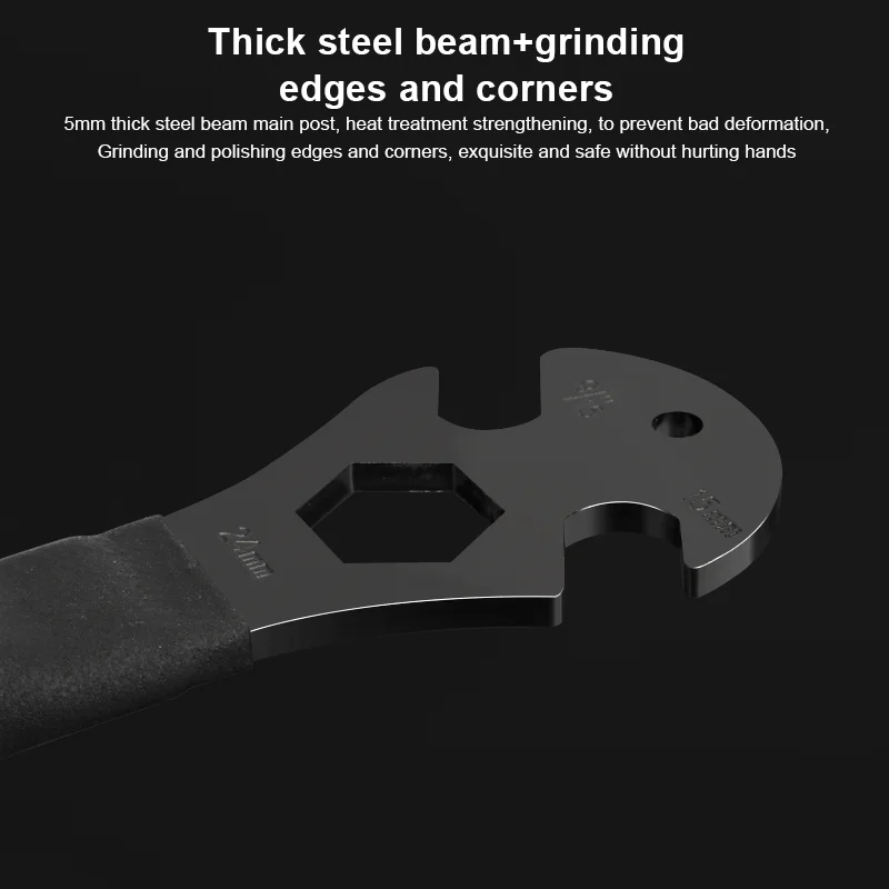 Fahrrad Pedal Schlüssel Extra Lange Griff MTB Straße Mountainbike Pedale Installieren Entferner Entfernung Ersetzen Reparatur Werkzeug Spanner 15mm – Detail 8