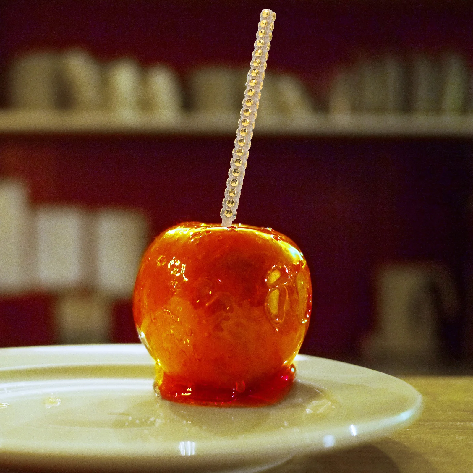 24 pçs varas de doces brilhantes espetos de bambu decorativos para festas de casamento de aniversário bolo pops caramelo sobremesa guloseimas