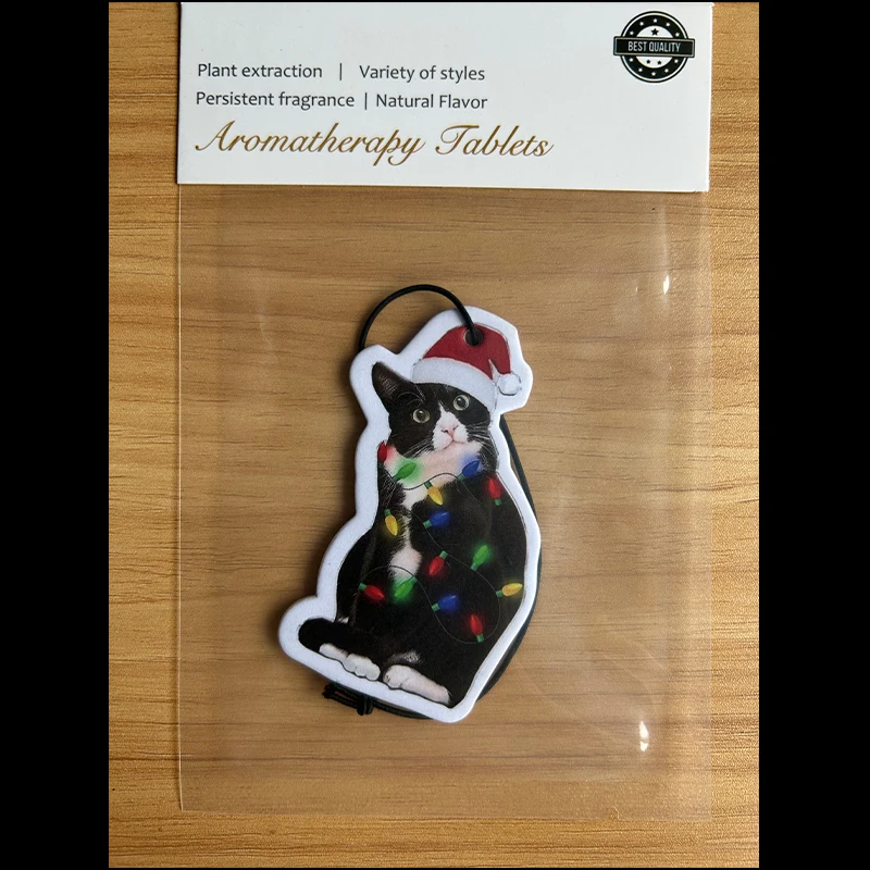 القط عيد الميلاد إكليل زخرفة شجرة عيد الميلاد الديكور فراشة الفاكهة جرس الصنوبر المخروط السنجاب شجرة الصنوبر سانتا كلوز الرنة مزلقة هدية إعطاء فريزيا والإنجليزية الكمثرى رائحة (المعطر الهوائي سيارة ، مرآة الرؤية الخلفية المرحاضية ، ديكور غرفة المعيشة ، ديكور غرفة المعيشة ، غرفة المعيشة ، غرفة المعيشة الداخلية لغرفة المعيشة ، غرفة المعيشة #6