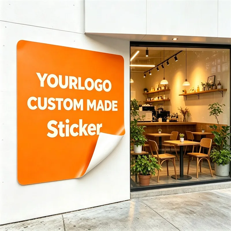 Any Size 100cmAny Picture Custom Stickers Korean Fried Chicken Shops Snack Diners  Glas Takeout Packaging Commercial Advertising