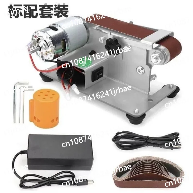 Multifunctional Small Knife Sharpener Mini Belt Sander with Fixed Angle for DIY Desktop Home Use