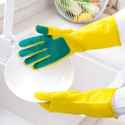 Creative Washing Cleaning Gloves Garden Kitchen Dish Sponge Fingers Rubber Household   for Dishwashin