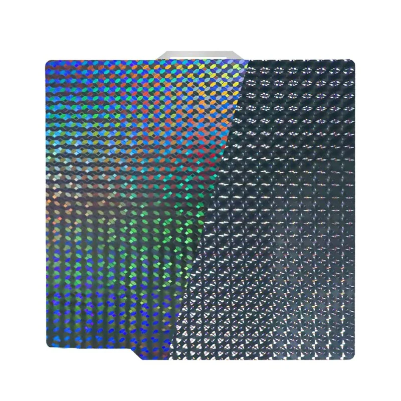 Пластина PEK для 3D-принтера Bambu Lab A1/X1C/X1 257x257 мм, двухсторонняя пружинная пластина (3D стальной шарик + футбольный узор)