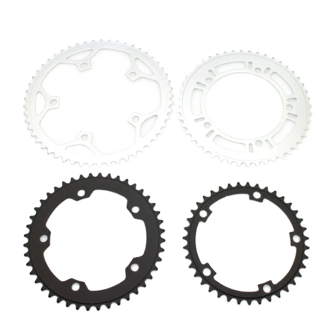 39T 44T 48T 53T 130 BCD Chainring Road Bicycle Fixed Gear Bike Folding Bike Chain Wheel Single Bicycle Chainwheel Bike Parts