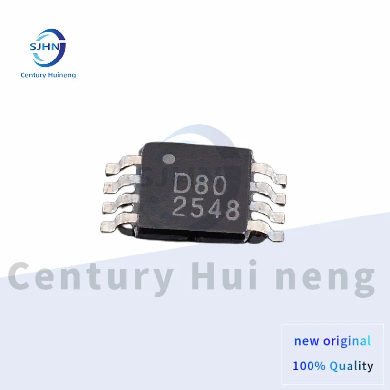

5 шт. новый оригинальный цифро-альтернативный преобразователь DAC8550IBDGKR DAC8550IBDG MSOP8 D80