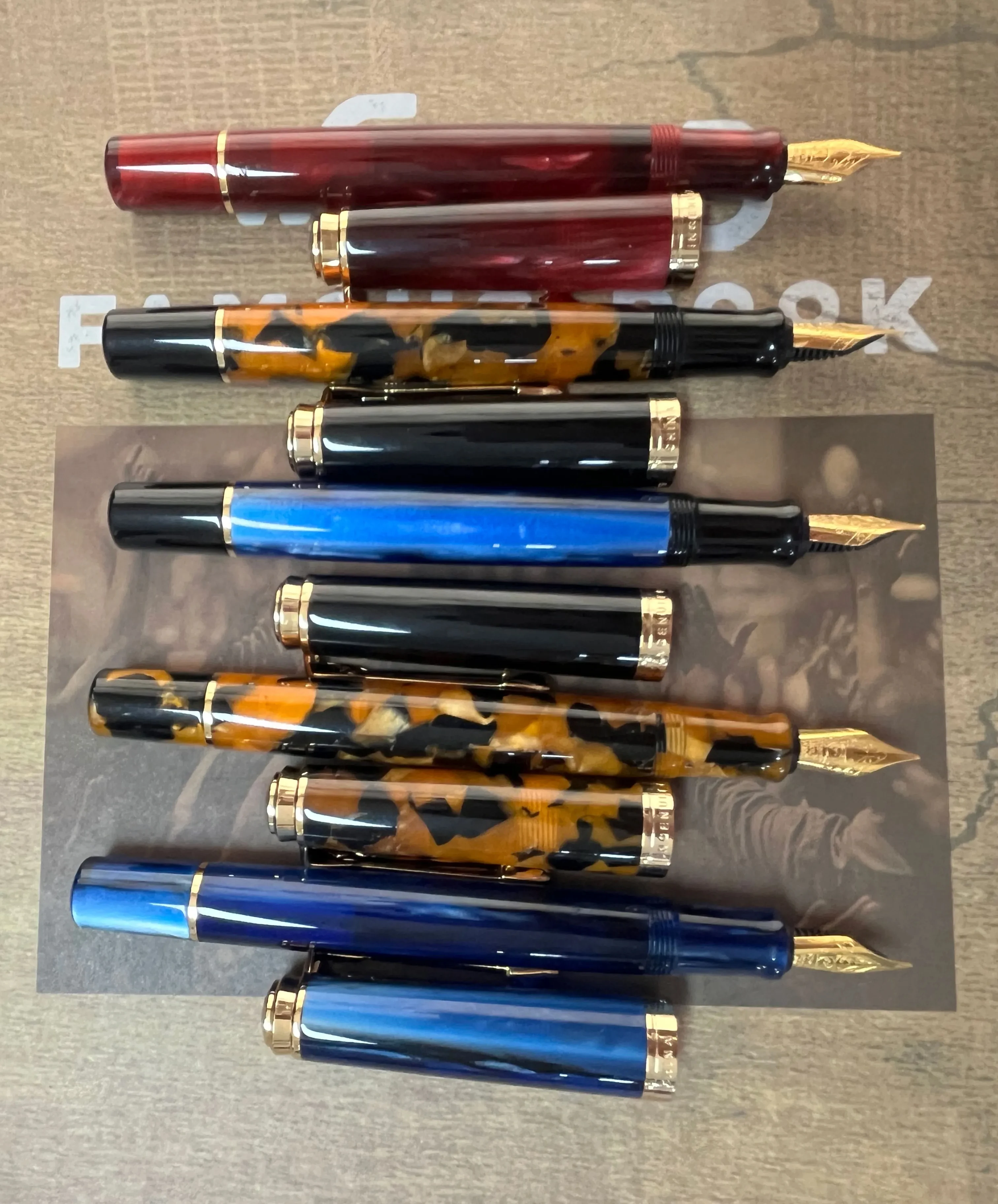 New ADMOK M800 Acrylic Piston Fountain Pen BOCK/Schmidt Soft Smooth No.6/35# Nib Inking Pelikan Copy Students Writing Gift Pen