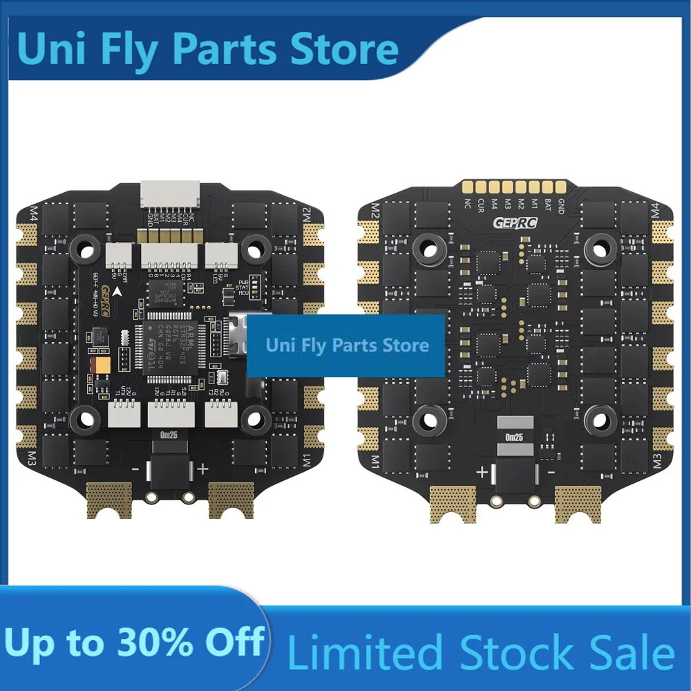 GEPRC TAKER F405 BLS 80A Flight Controller 4in1 ESC Stack 3-6S 30.5*30.5mm Stack GEP-F405-HD Flight Controller & BLS 80A E