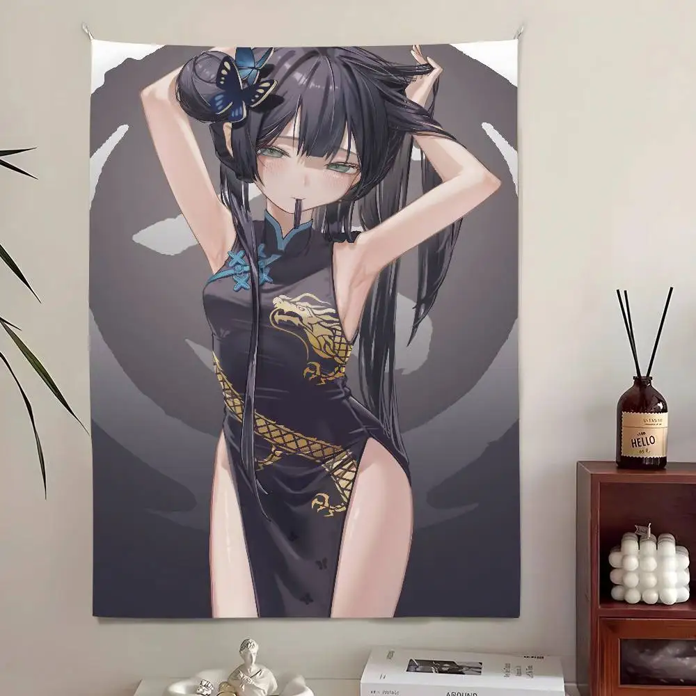 Kawaii Hot Ryuuge Kisaki Blu Archivio Gioco Arazzo Popolare Decorazione della stanza Arazzo da parete Camera d'arte Decorazioni per la casa Decorazione della parete