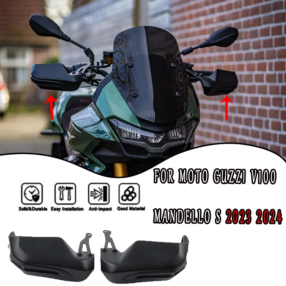 

Motorcycle Handguard Shield Hand Guard Protector Windshield for MOTO GUZZI V100 Mandello S 2023 2024 ﻿