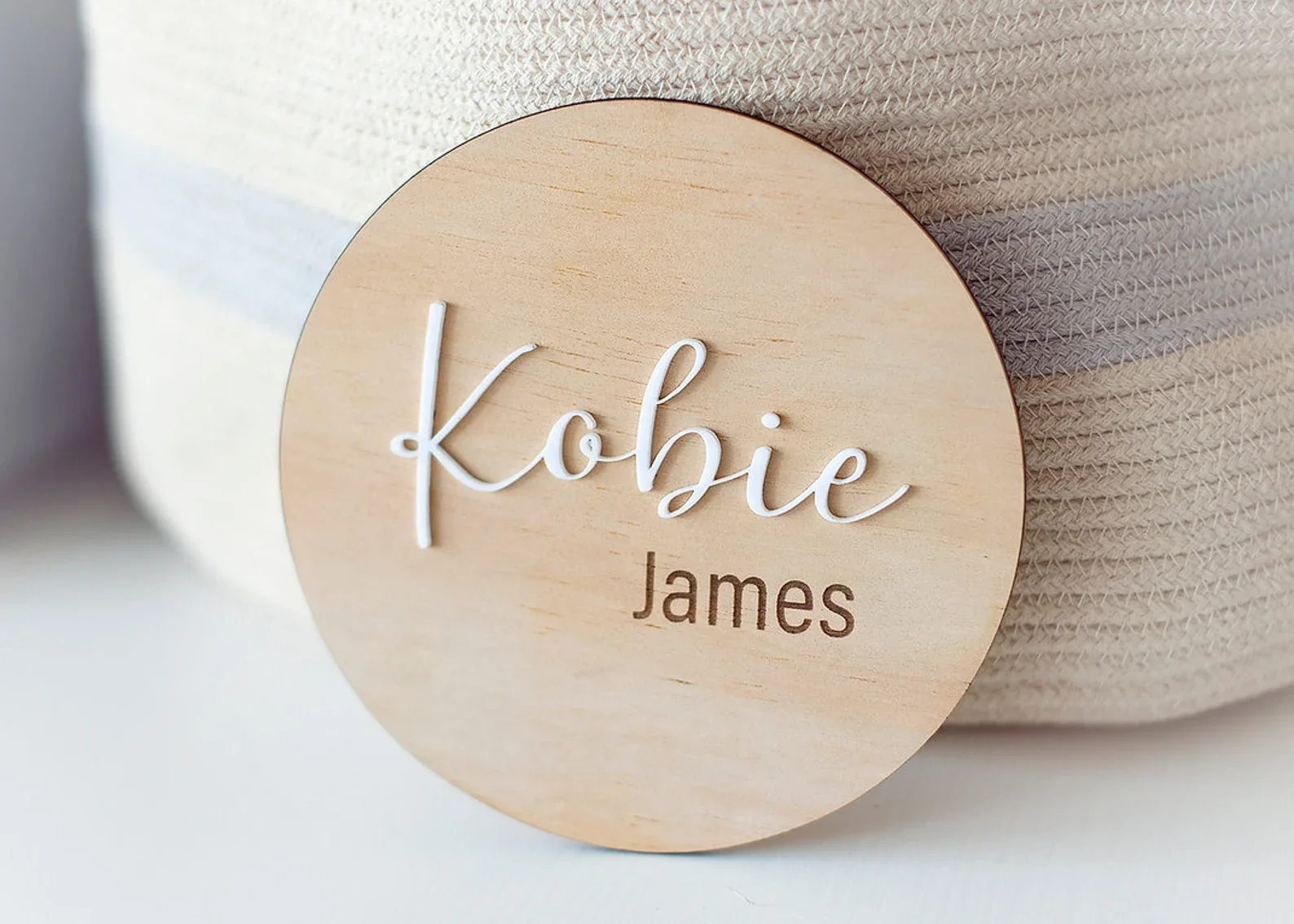 Personalised Wooden Birth Details Plaque - Nursery Decoration, Baby Arrival Sign,Birth Announcement, Baby Name Plaque