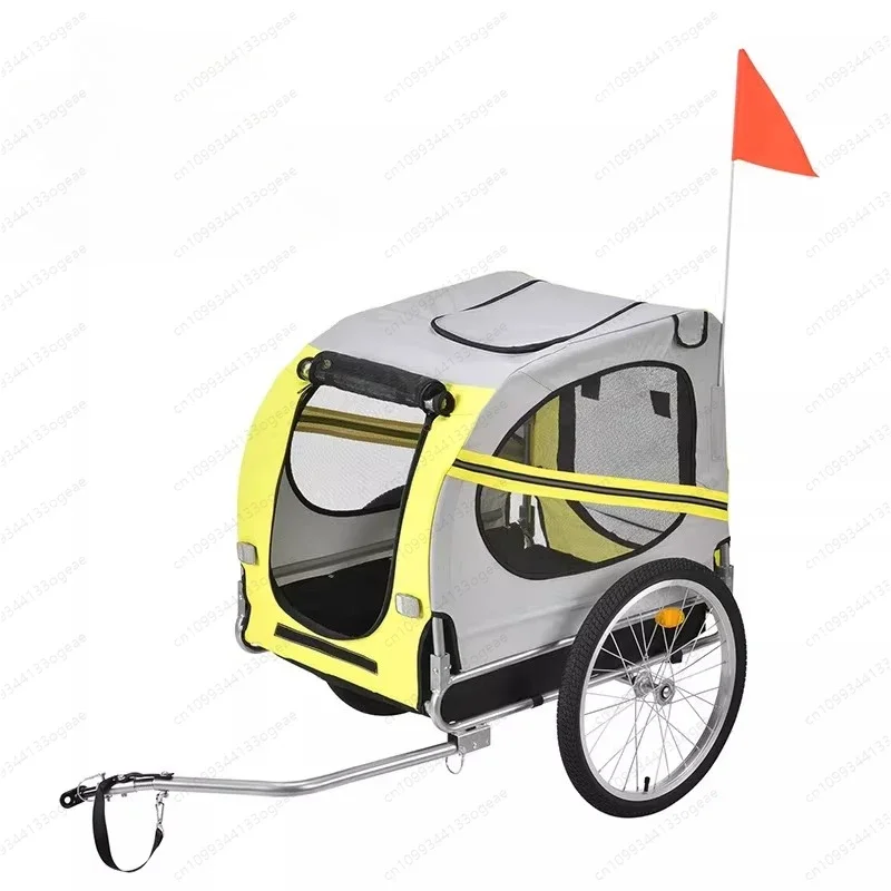 Outdoor cycling equipment folding parent-child trailer mountain self-propelled bicycle rear-mounted child hiking cart seat