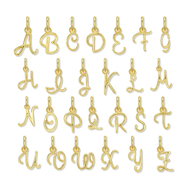 

Real 925 Sterling Silver Personality Letters Irregular Pendant Necklaces for Fashion Women Classic Fine Jewelry Accessories