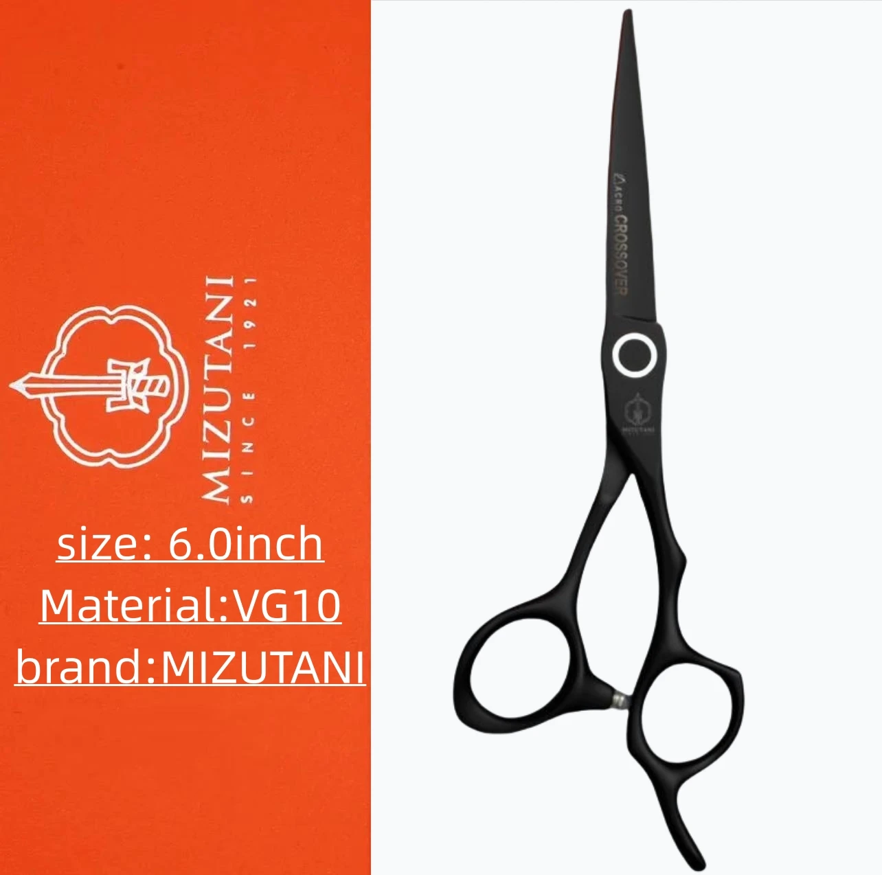 

MIZUTANI barber Scissors professional hairdressing scissors 6.2/6.7 inch Scissors High-end barber scissors made of VG10 materia