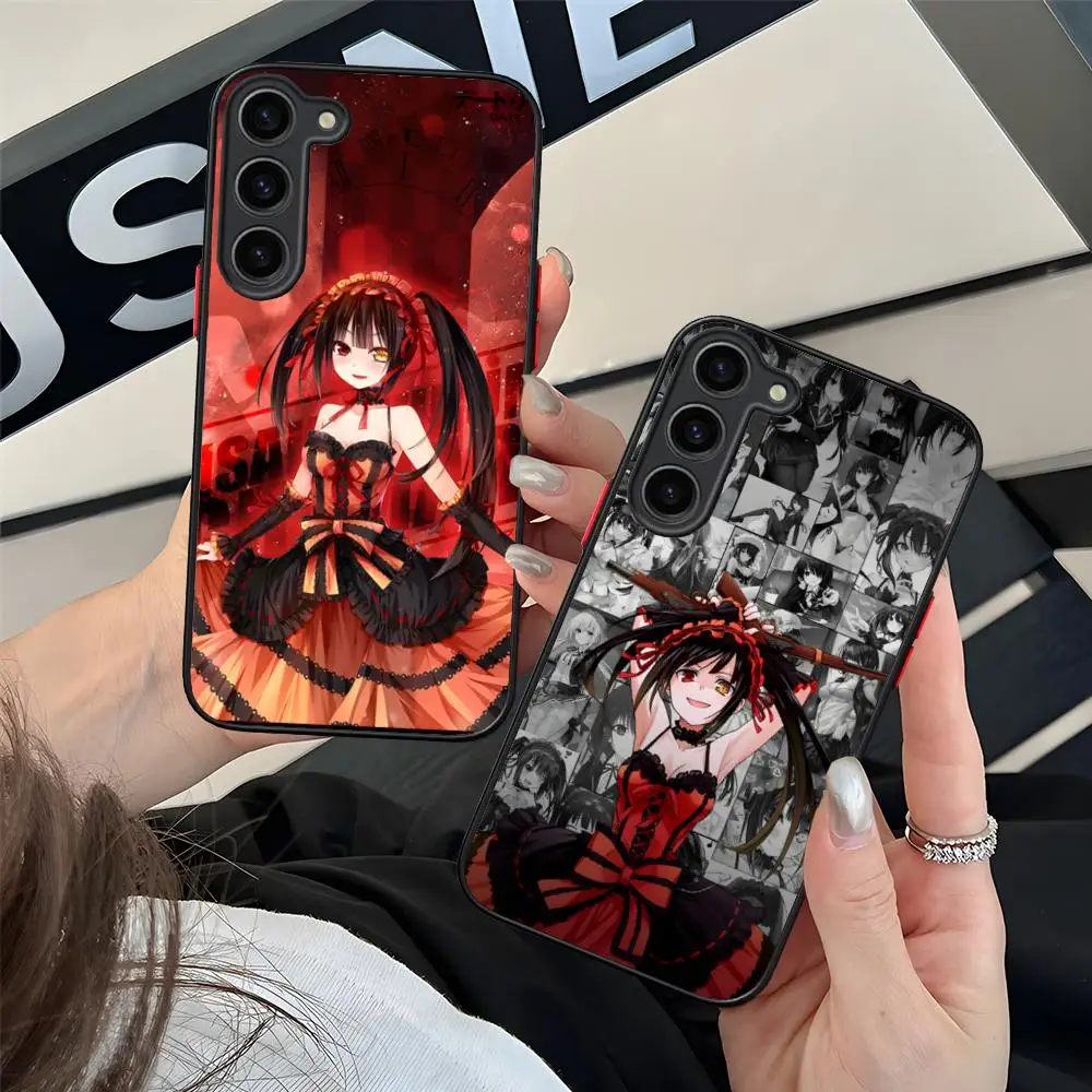 

Date a Live Kurumi Tokisaki Phone Case for Samsung Galaxy S25 S24 S23 S22 S21 Plus FE Ultra Colour Silicone Protective Luxury
