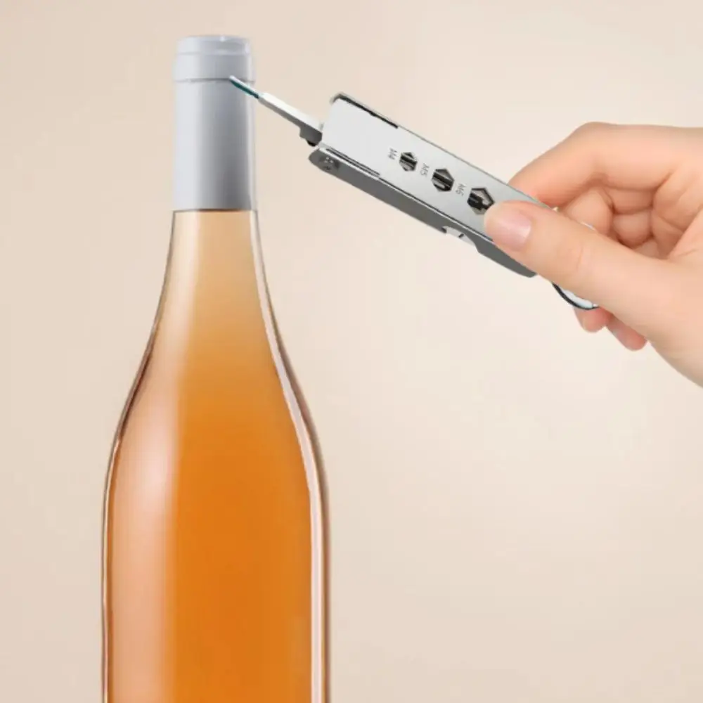 

Stainless Steel Multi-Function Tools Bottle Opener Nail File Foldable Multitool Combination Tool Mini Size Portable Repair Tools