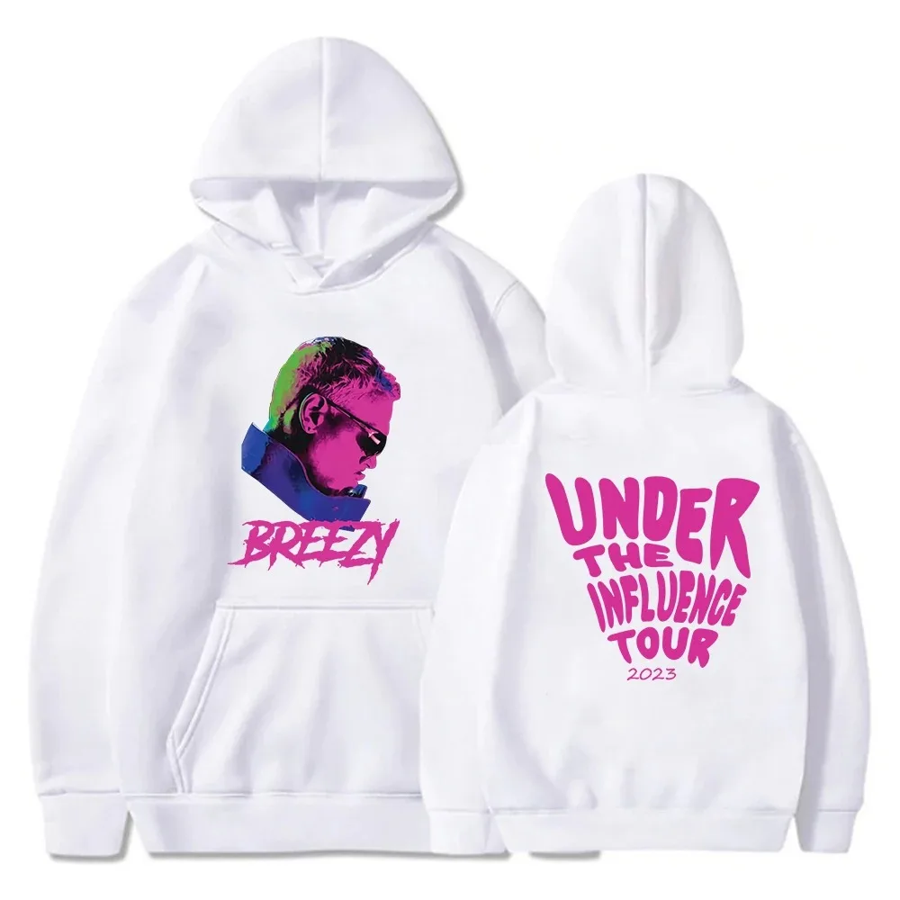 Hip-Hop-Kleidung, Chris Brown, unter dem Einfluss Tour, luftiger Merch, 2024