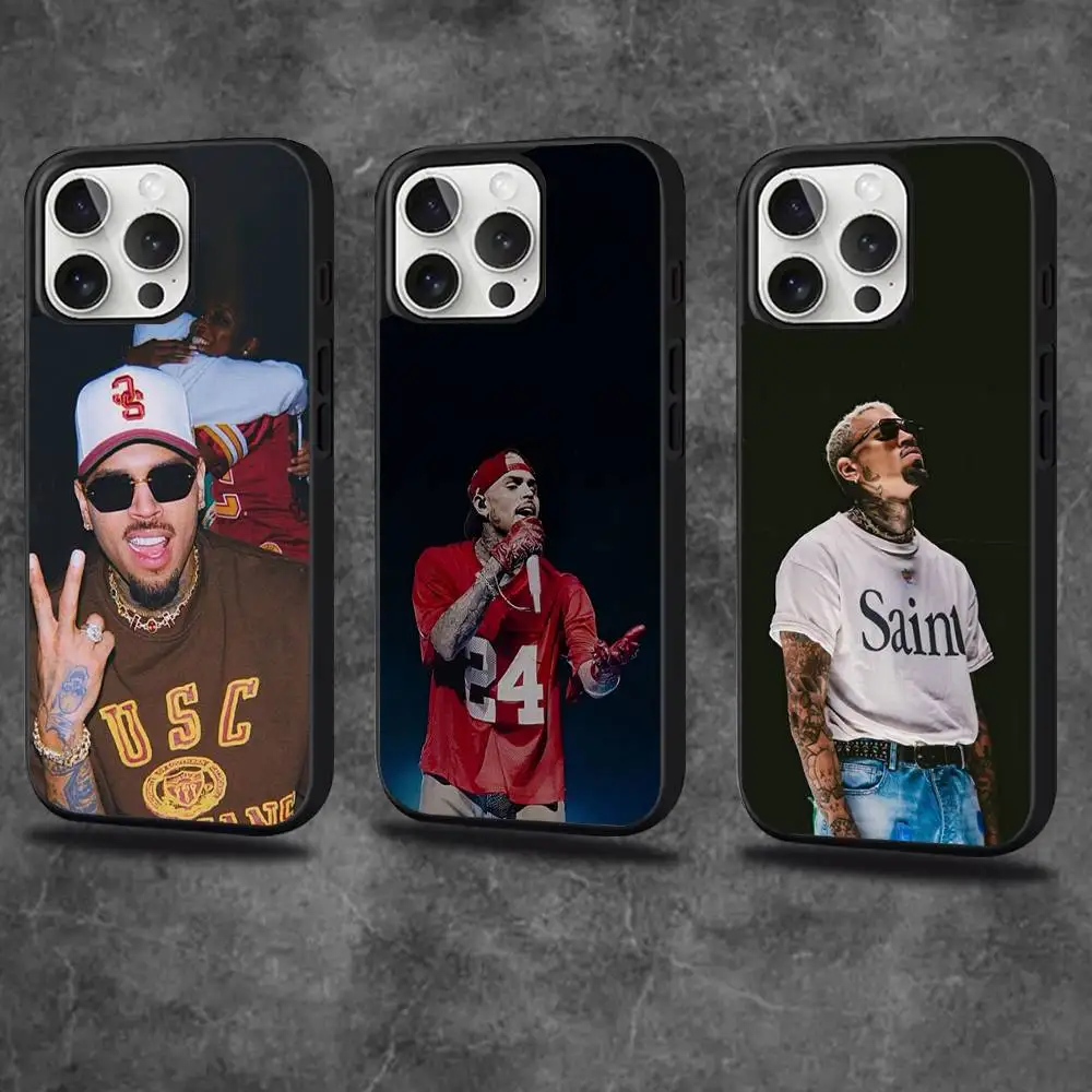 

C-Chris Brown Album Phone Case For iPhone 17,16,15,14,13,12,11,Pro,Max,Plus,Mini,SE4,E Magnetic Magsafe Wireless Charging