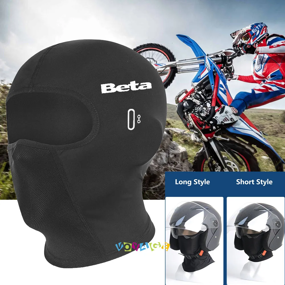 For Beta Evo 250 300 80 Junior Senior RR Neck Full Face Mask Biker Mask Windproof Dustproof Face Shield Motorcycle Accessories