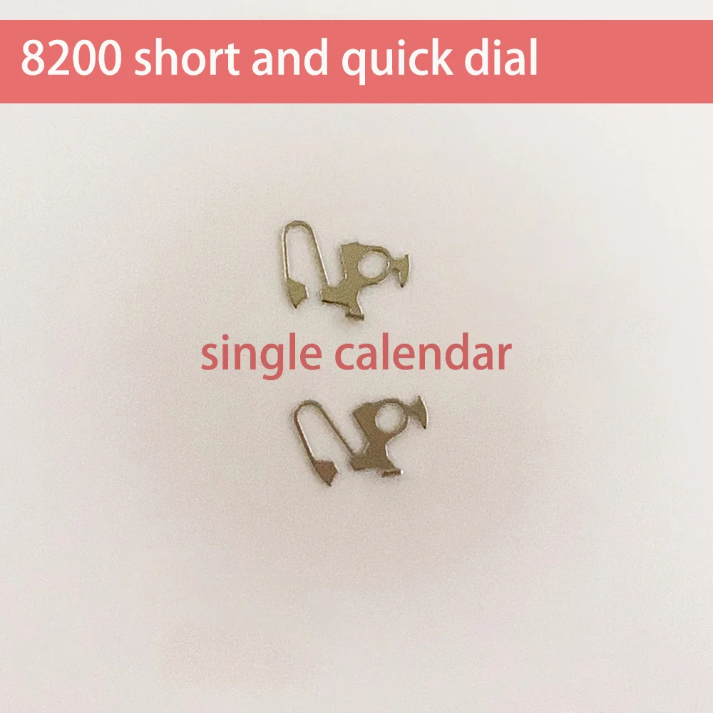 Pièces de montre à cadran rapide court, calendrier simple et double calendrier, mouvement du calendrier, tout neuf, printemps, Yota 8200