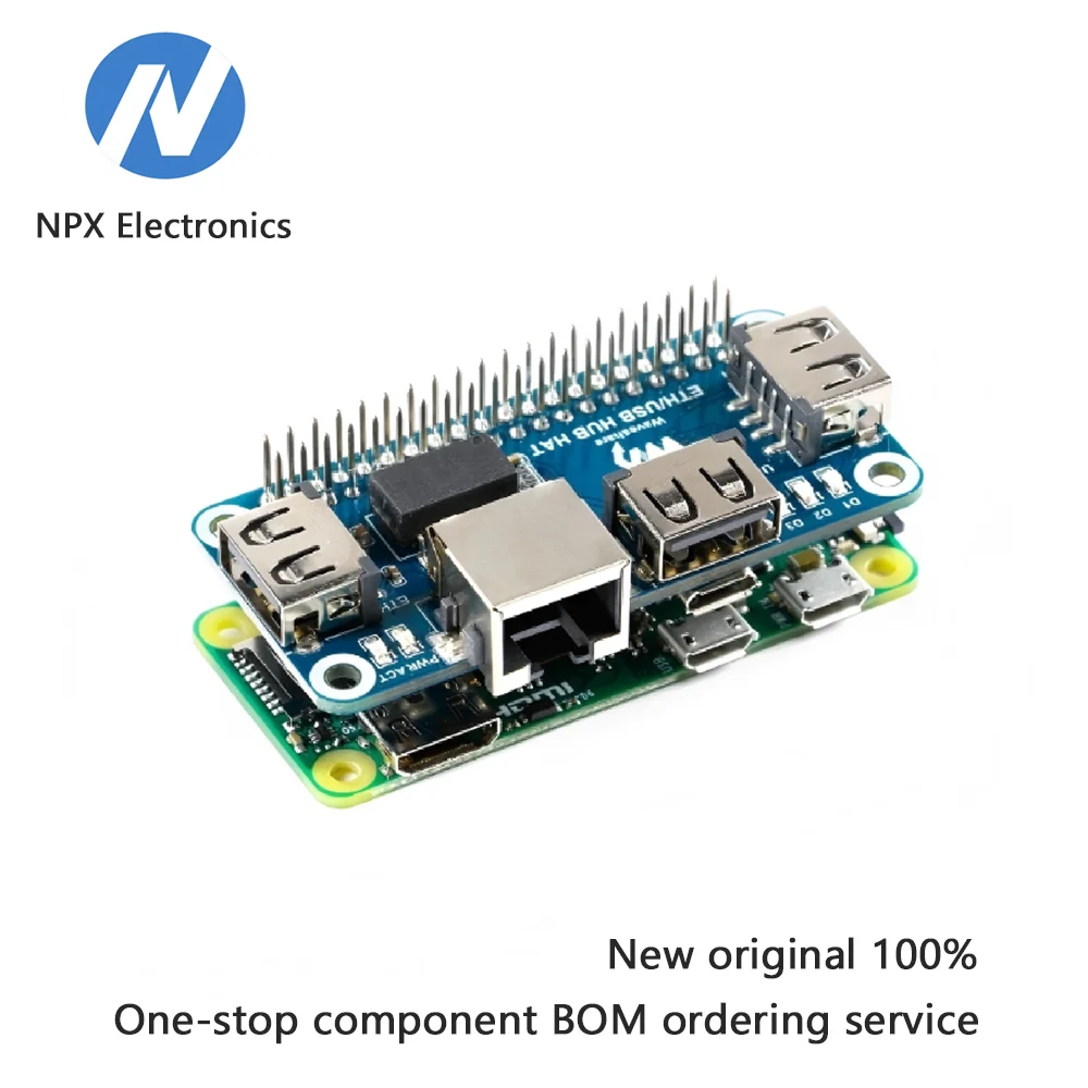 Zero W USB to Ethernet RJ45 Network Port USB Hub Extender Splitter Expansion Board