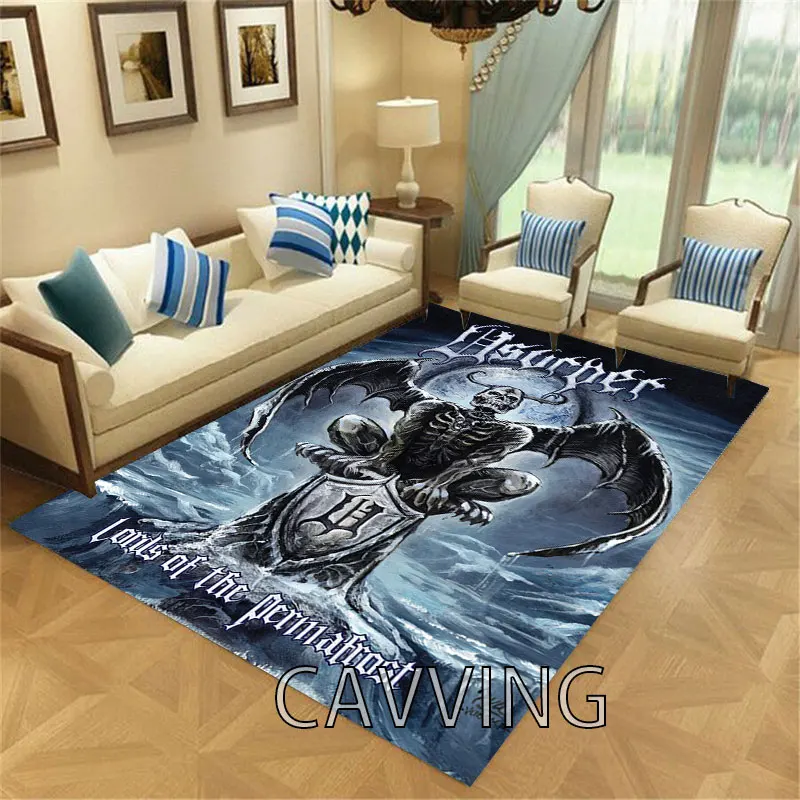 USURPER Rock  3D Print Carpets Flannel  Rugs Anti-slip Large Rug Carpet  Home Decoration for Living Room Bedroom Home Decor