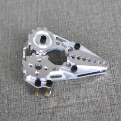 Silver Manipulator Claw Manipulator Arm Gripper Mechanical Claw Metal Hand 61mm Spacing of Claws for RC Drone Programmmable Robo