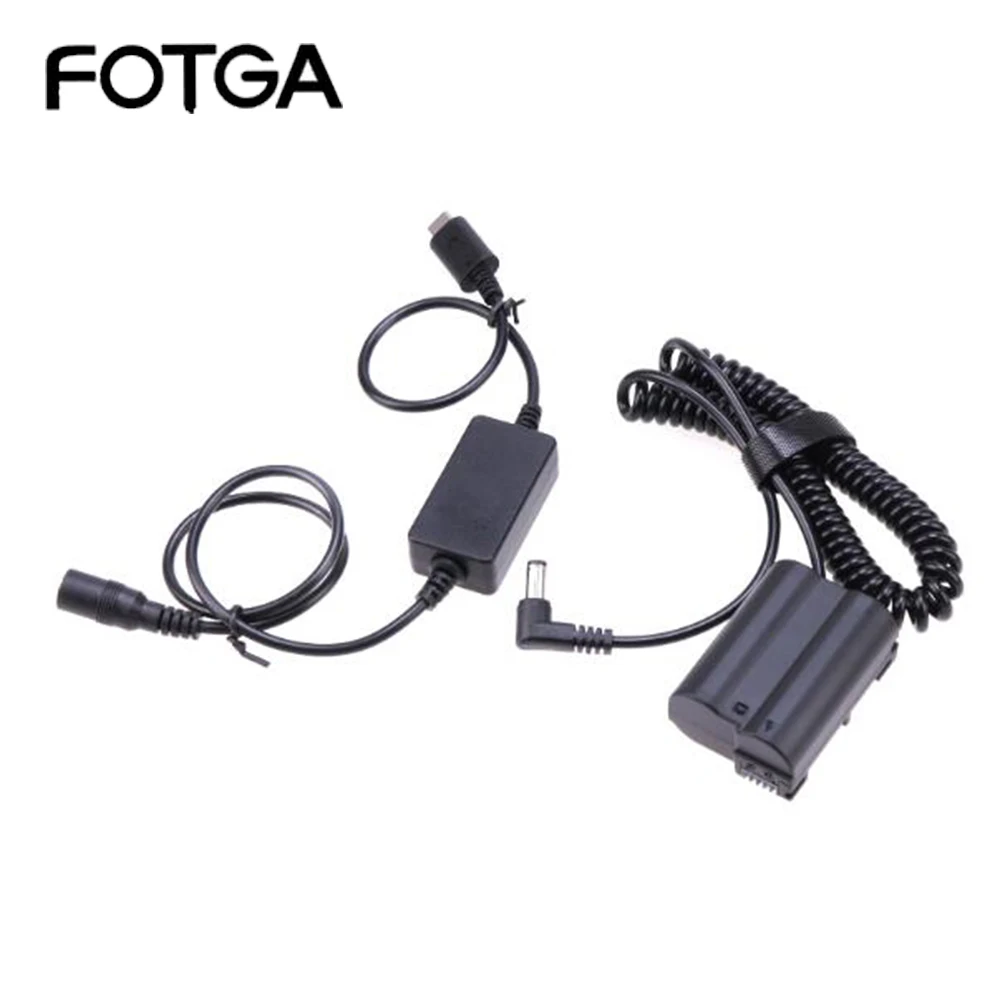 

Fotga PD-5521 DC Coupler EP-5B Dummy Battery for Nikon Z5 Z6 Z7 1 V1 D500 D600 D610 D7500 D7100 D7200 D7500 D800 D8 10 Cameras