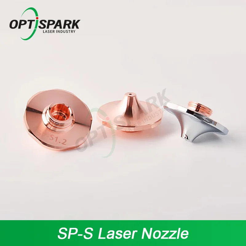 OPTISPARK Fiber Laser Cutting Nozzle SP-S Single Layer For Precitec SP Series HANS Cutting Machine Parts Laser Nozzle Dia28mm