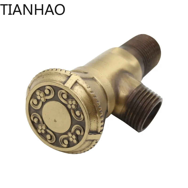 Bathroom toilet paper regulator brass angle radiator valve faucet