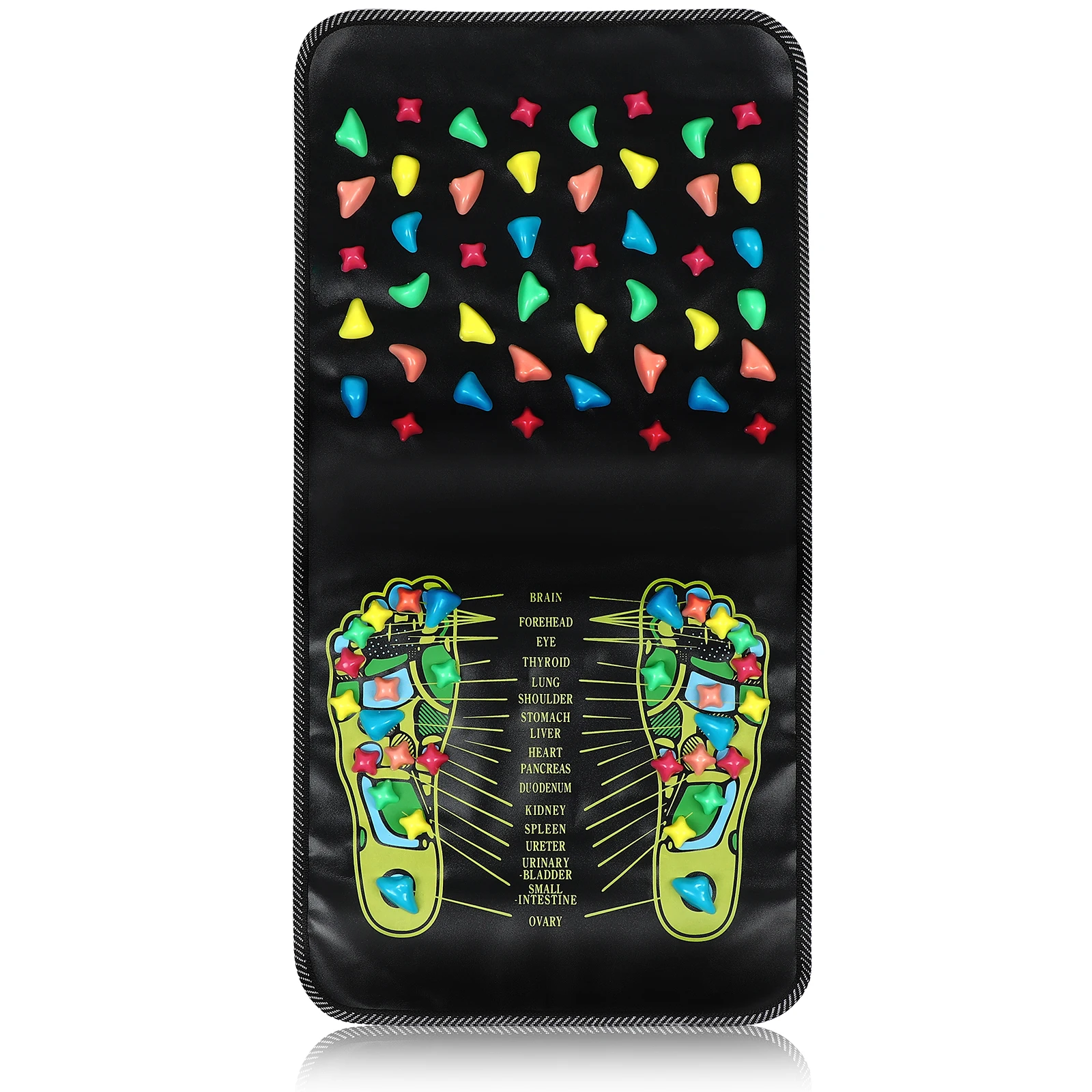 

Foot Massage Acupressure Stone Massager Bath Body Stone Massaging Tool Rock Scroll Wheel Sole Pain Relief Body Relaxation Tool