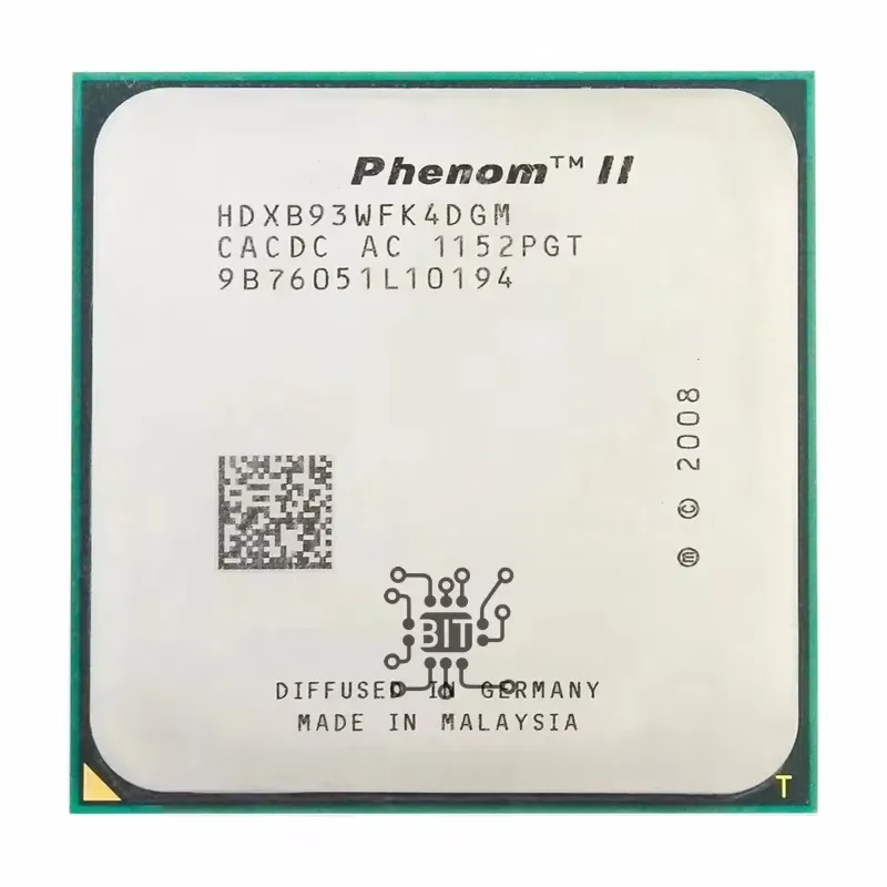 Phenom II X4 B93 2.8 GHz Quad-Core CPU Processor HDXB93WFK4DGM Socket AM3 b93