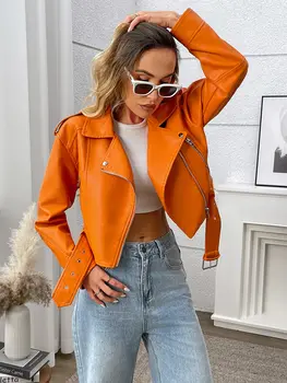 10 best sales Orangefarbene Jacke für Damen - №1
